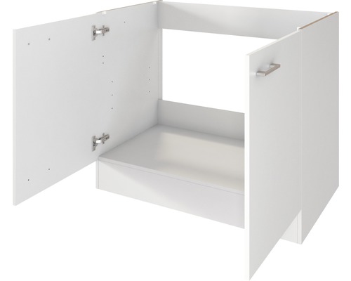 Flex Well bijkeukenmeubel zonder apparatuur Lucca 210 cm wit mat gedemonteerd omkeerbaar uitvoering 00011983