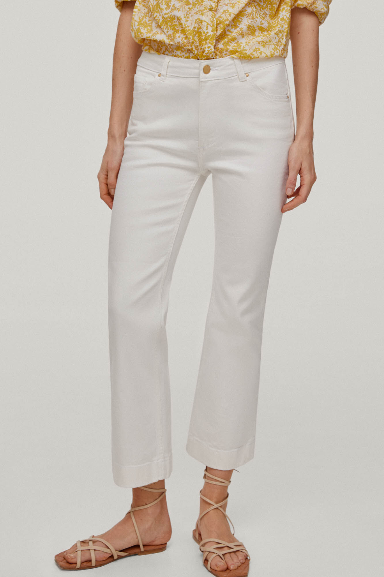 Calça jeans flare de 5 bolsos - Raw