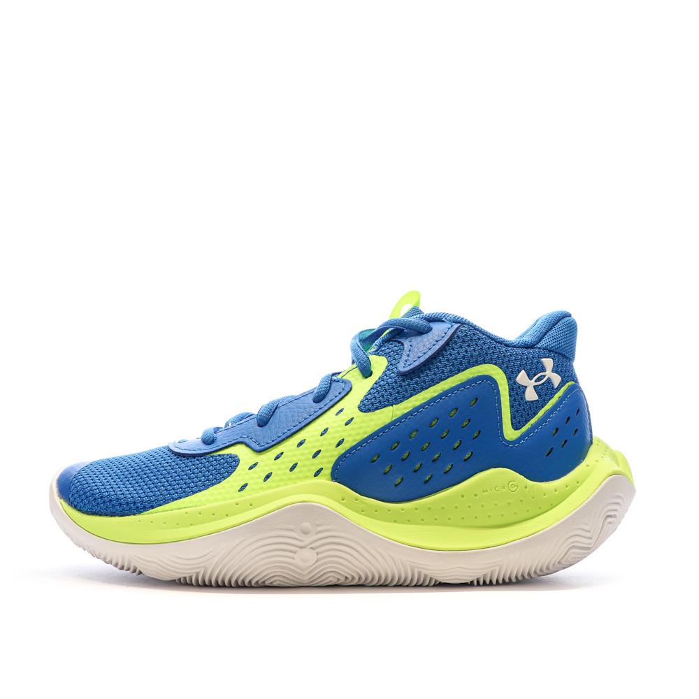 Under Armour Chaussures de Basketball Bleu/Vert Mixte Under Armour Jet 23
