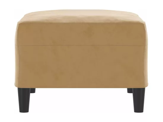Repose-pied Marron 70x55x41 cm Velours