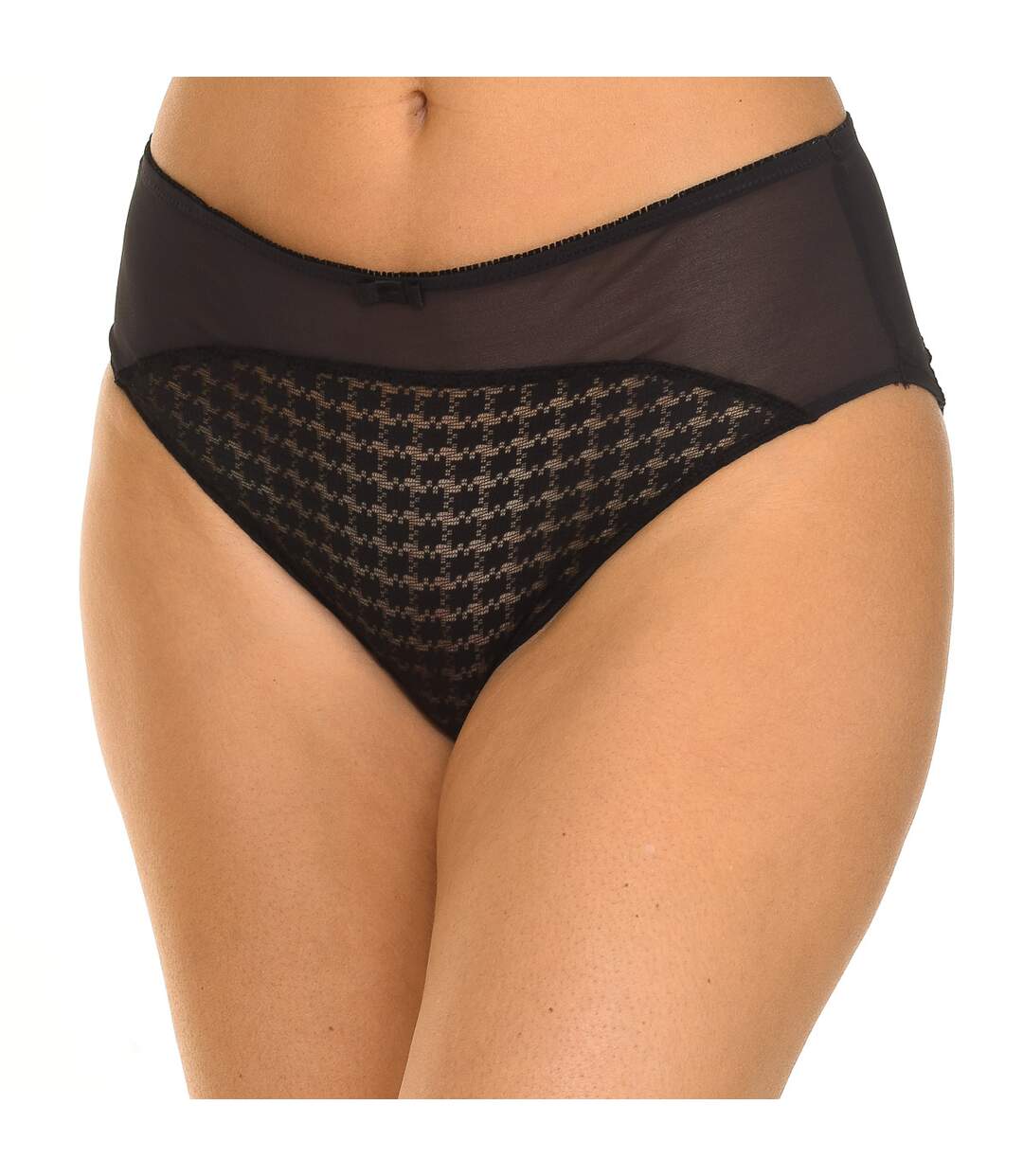Generous elastic and breathable fabric panties 00BUZ women