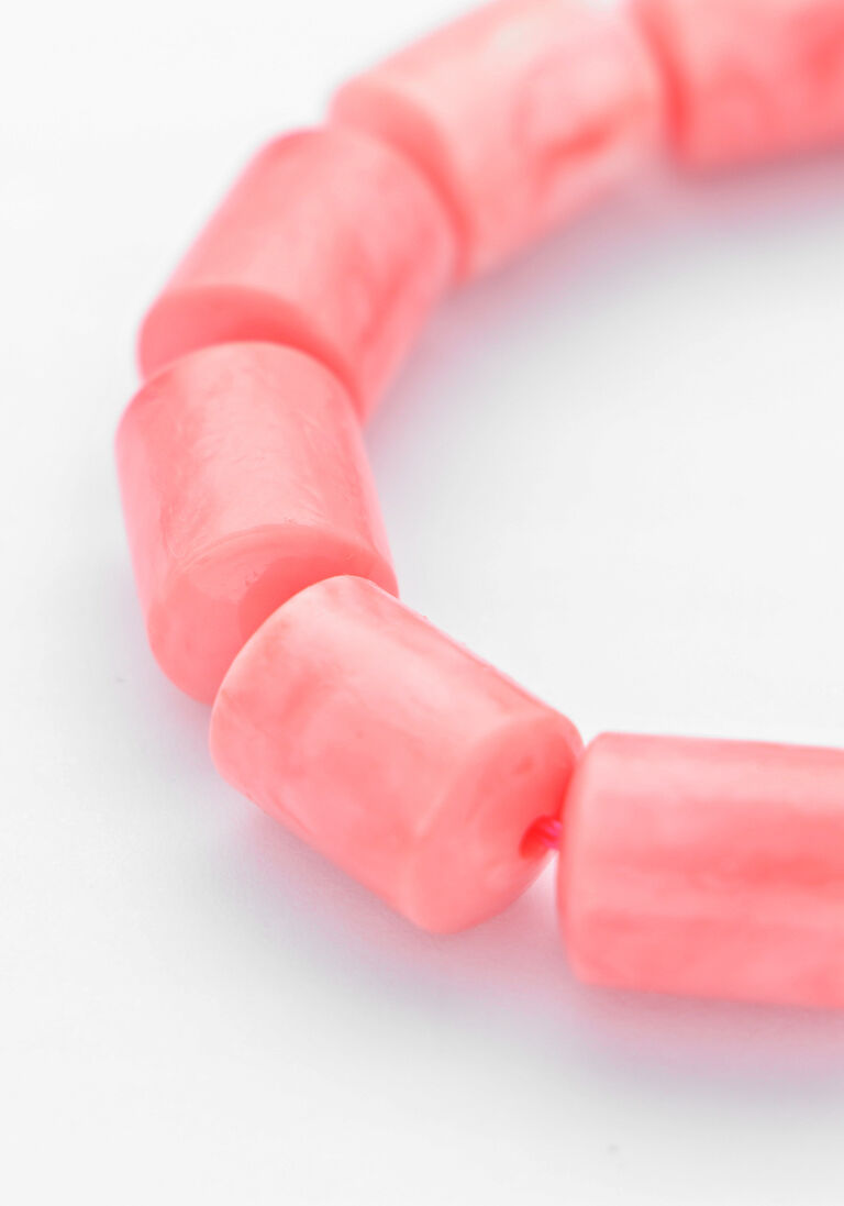 roze bonnie studios sieraad phil pink bracelet