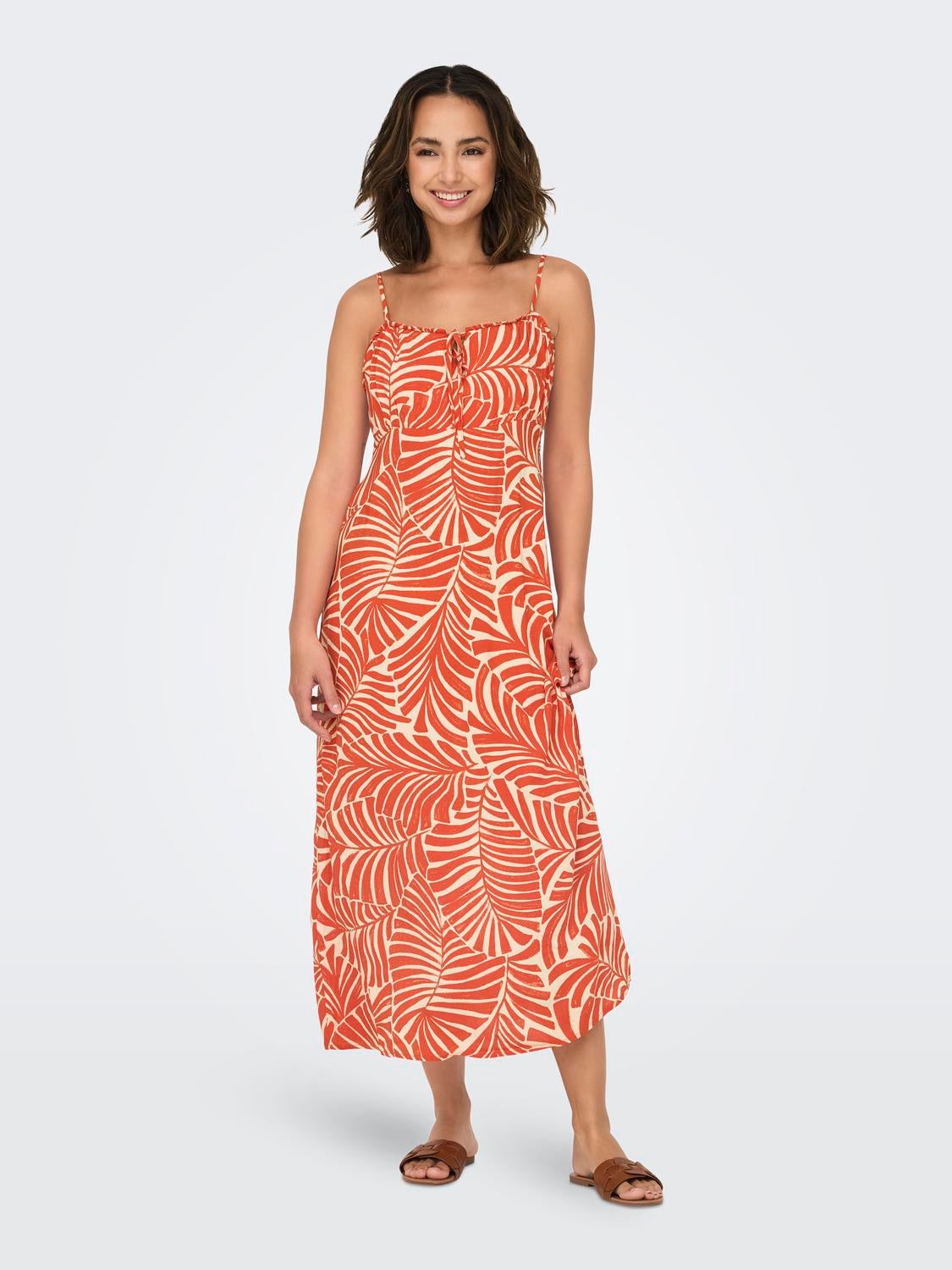 ONLNELLY Midikleid Pureed Pumpkin