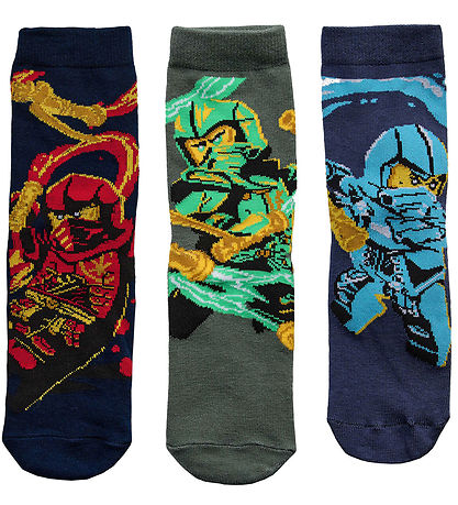 LEGO® Ninjago Socken - LWAgan - 3er-Pack - Dark Navy
