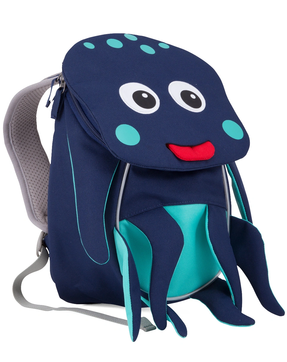 Kinderrucksack KLEINER FREUND  OKTOPUS (17x25x11) in blau