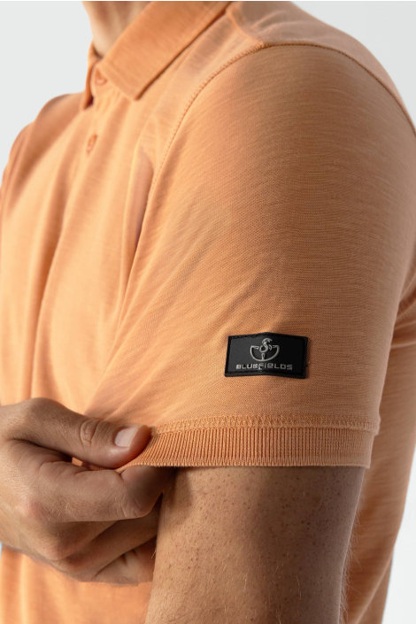 BlueFields oranje heren polo
