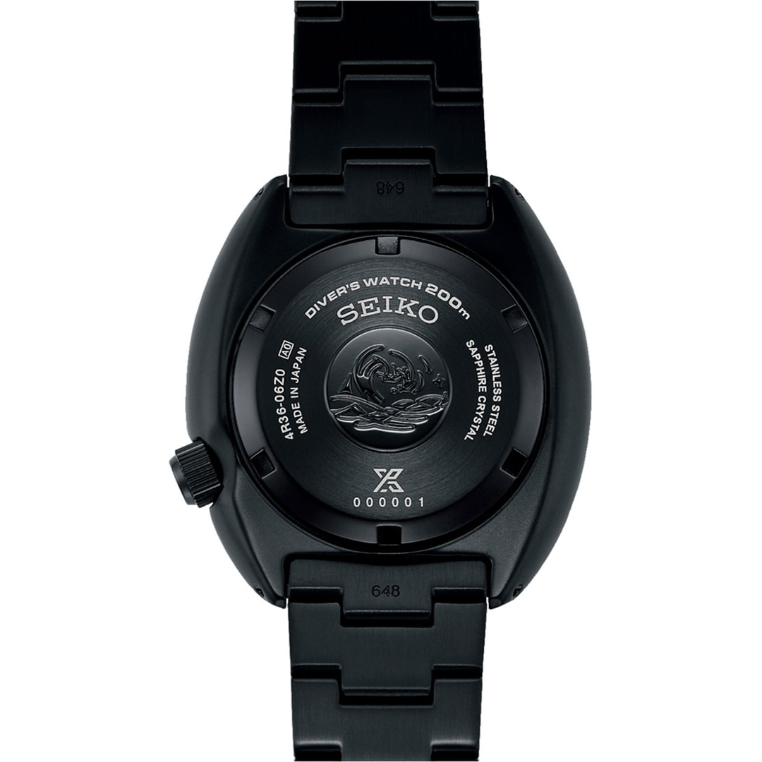 Seiko Prospex Black Series Night Vision Turtle Diver