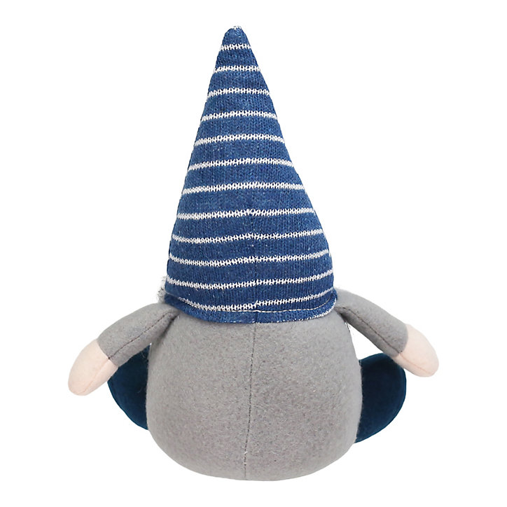Peluche de Noël bleu gnome scandinave moyenne taille