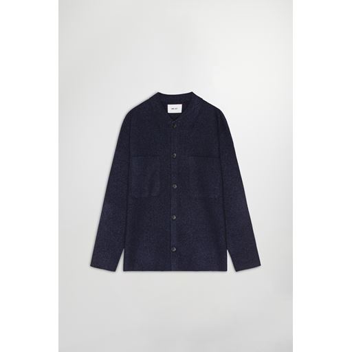 NN. 07 Jonas Overshirt, Navy Blue, XXL