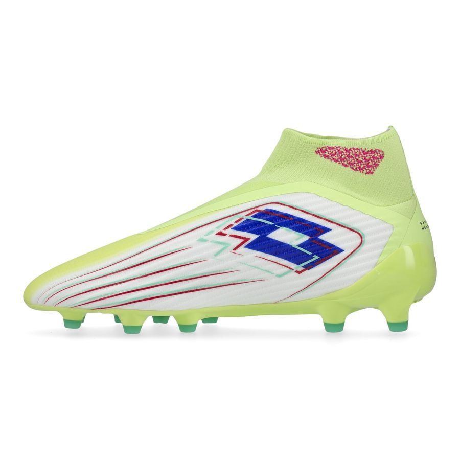 Lotto Solista 100 VIII Gravity FG Light Pack - Sunny Lime/Bleu/Blanc