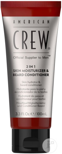 American Crew 2en1 Soin Visage Et Barbe Pour Homme Hydratant Et Revitalisant Tube 100ml