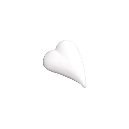 Rayher Styropor Herz, Tropfenform, 5,5cm