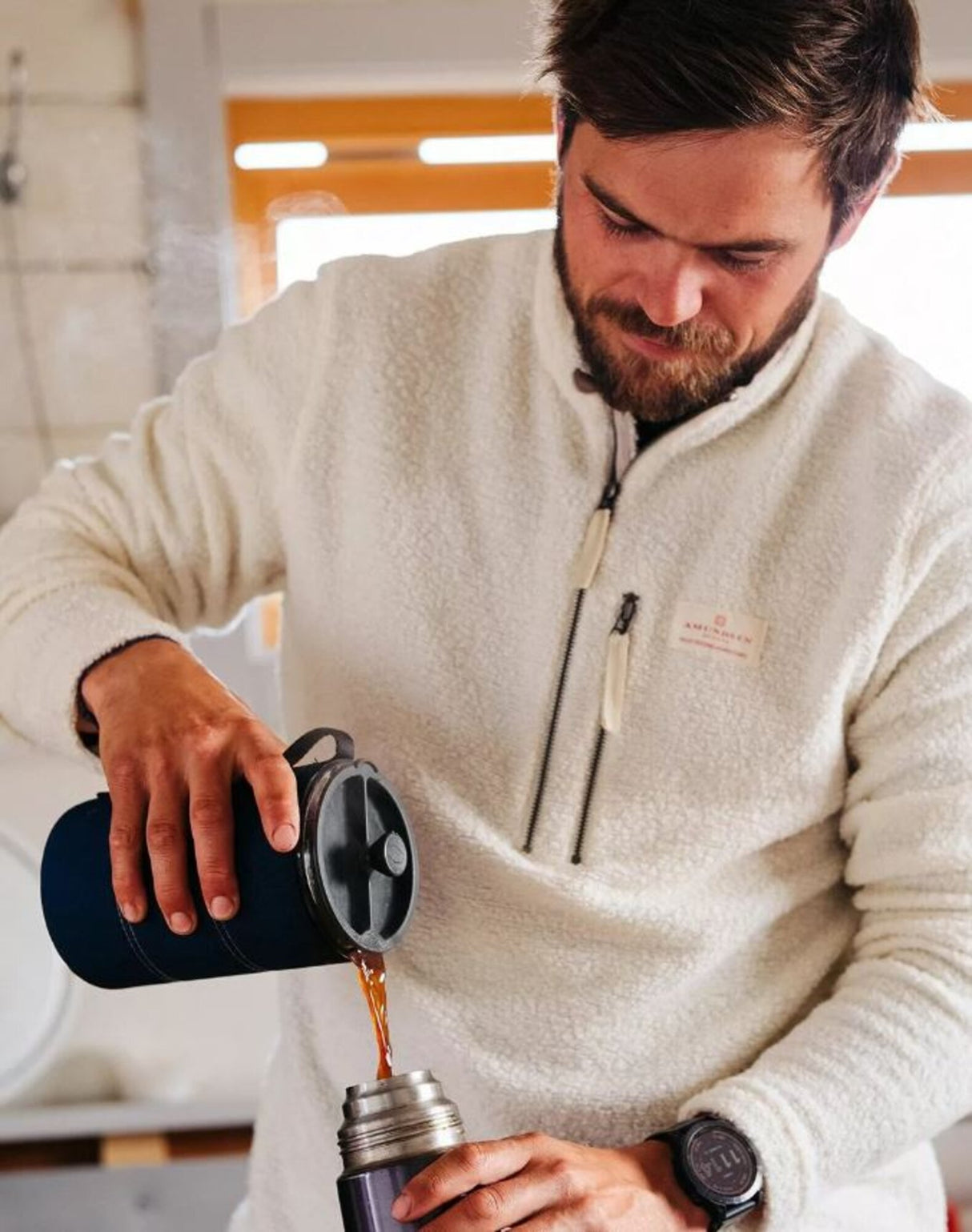 Amundsen<br>Hut Half Zip Mens