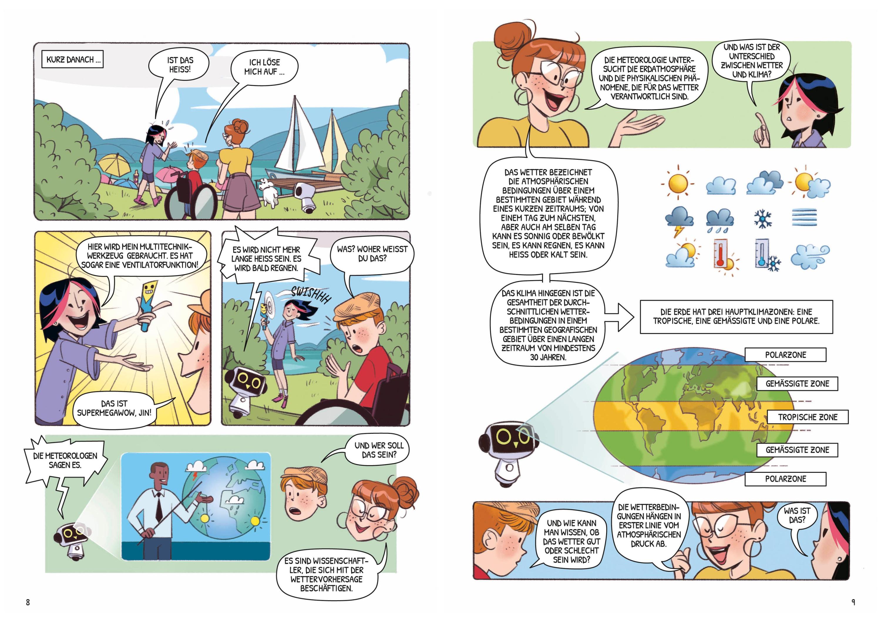 Wildes Wetter. Entdecke die extremsten Phänomene (Kreativ lernen mit Comics)