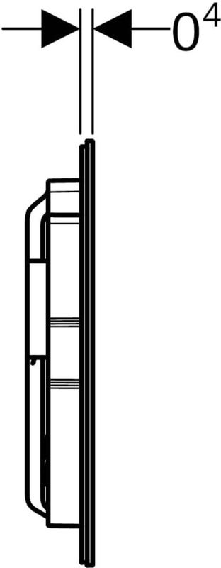 Geberit - Sigma 40 - Drukplaat - RVS - Roodgoud