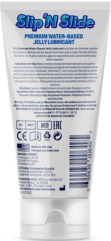 Swiss Navy - Slip 'N Slide - Jelly Glijmiddel op Waterbasis 150 ml
