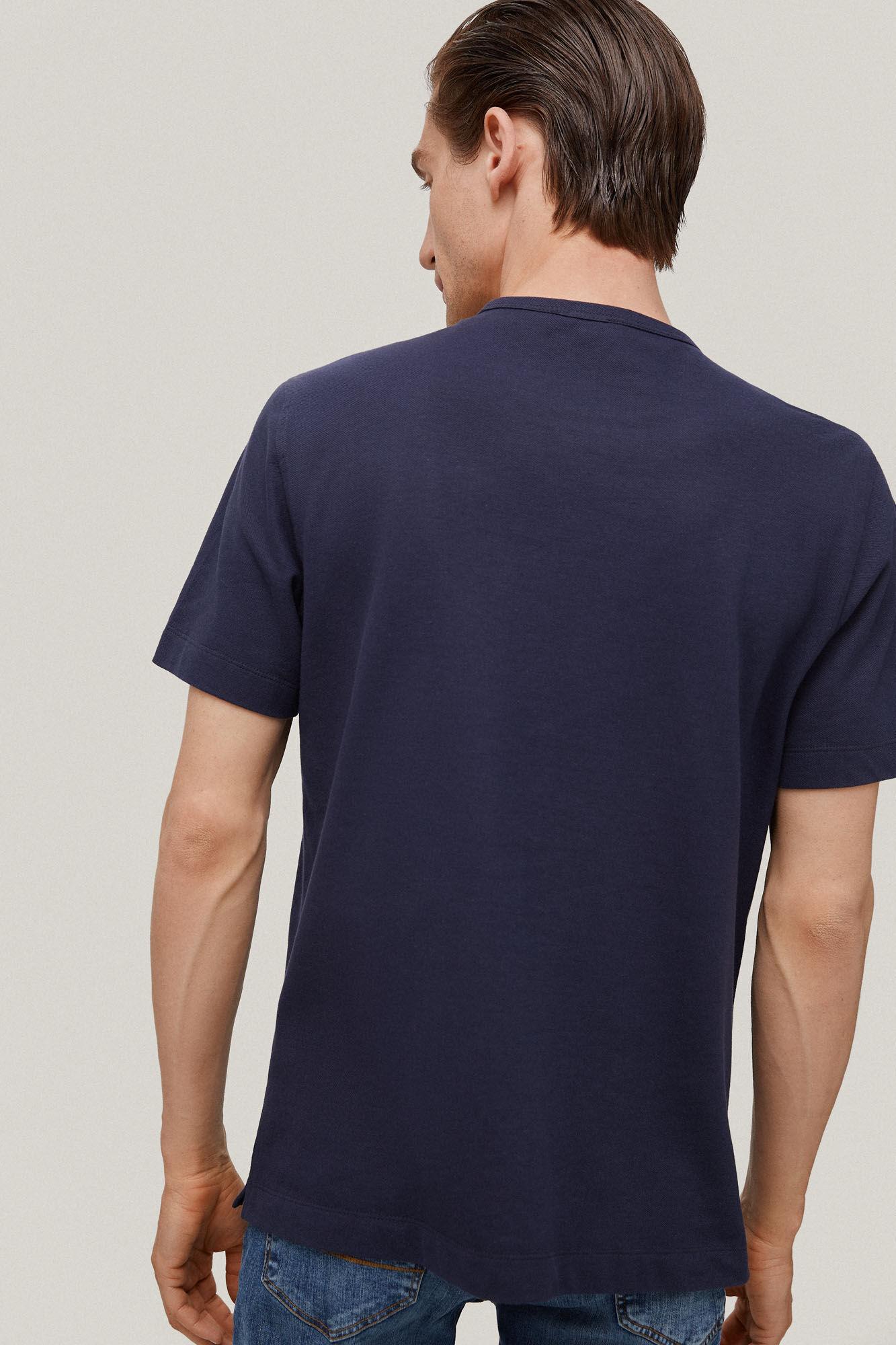 Camiseta Piqué - Azul
