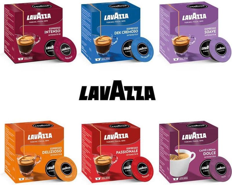 Lavazza A Modo Mio Proefpakket – 6 x 16 Cups