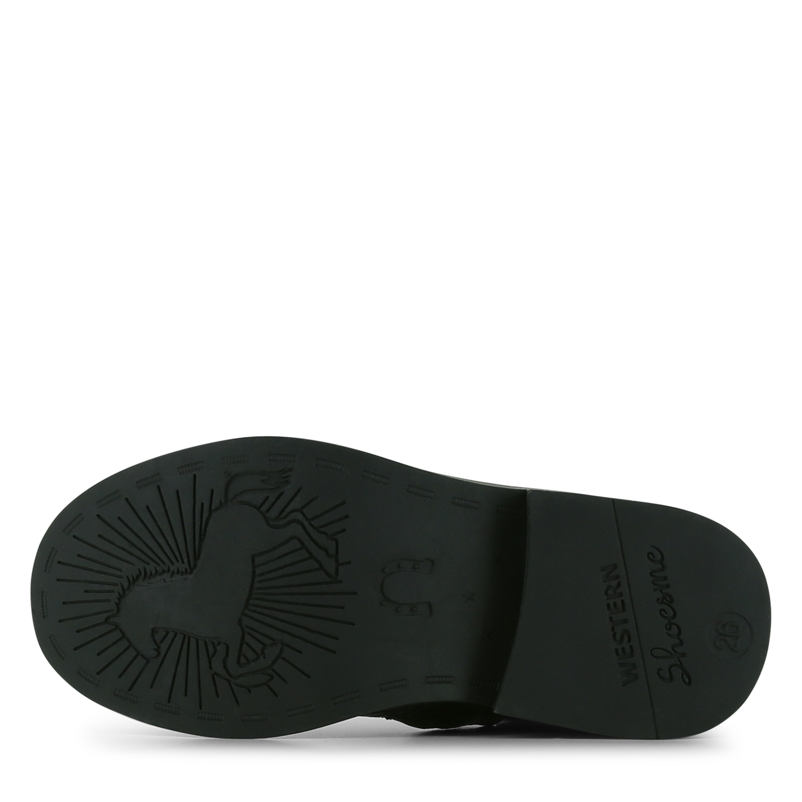 Shoesme schwarzer Westernstiefel mit Sternen
