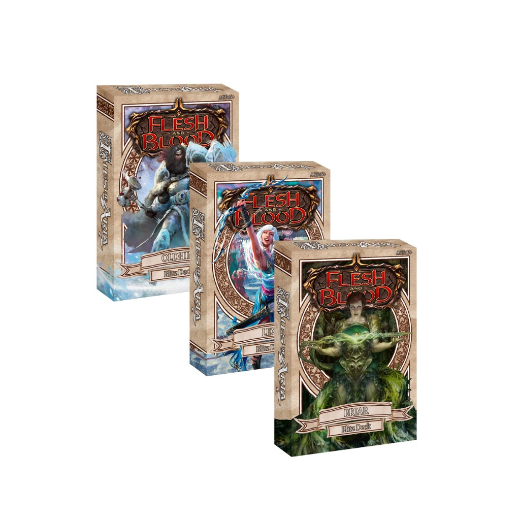 Flesh & Blood TCG - Tales of Aria - Lot des 3 Starters Blitz