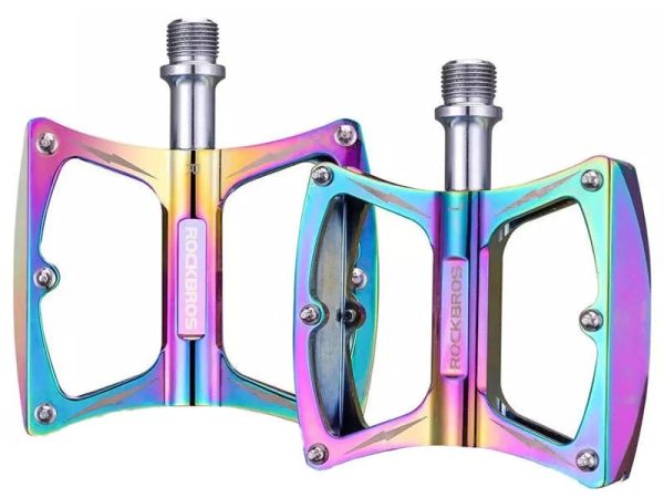 RockBros Alu Pedaler, Oil Slick