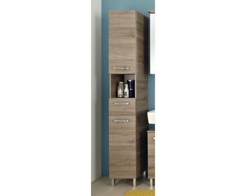 Pelipal Offenbach QS 313 hoge kast, breedte 195 x 30 x 33 cm, Sanremo eiken
