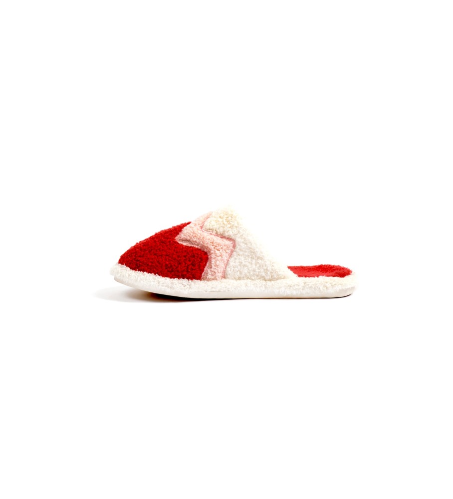 Chinelo Admas Tricolor Vermelho
