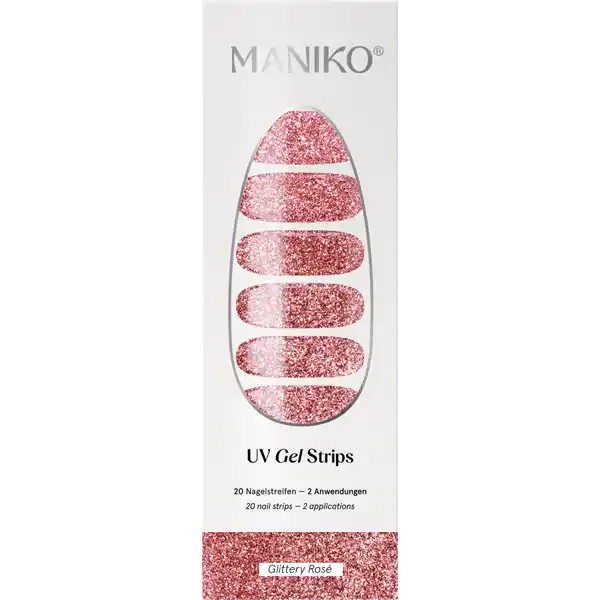 UV Gel Strip Glittery Rose