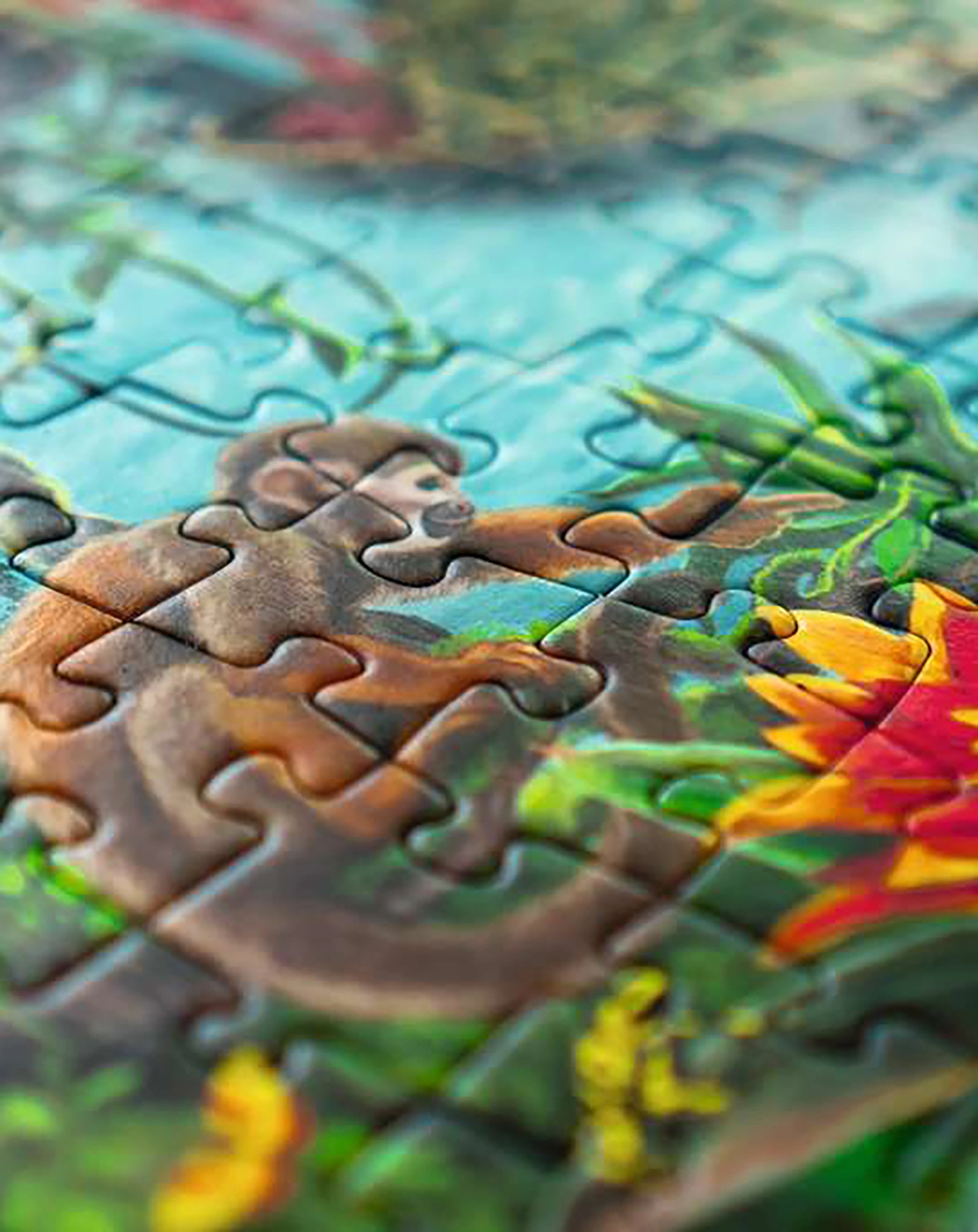 Rätsel-Puzzle EKids – DSCHUNGELSAFARI 368-teilig
