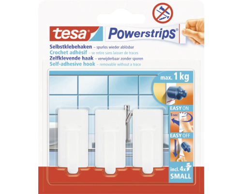 tesa Mini Classic witte kleefhaak