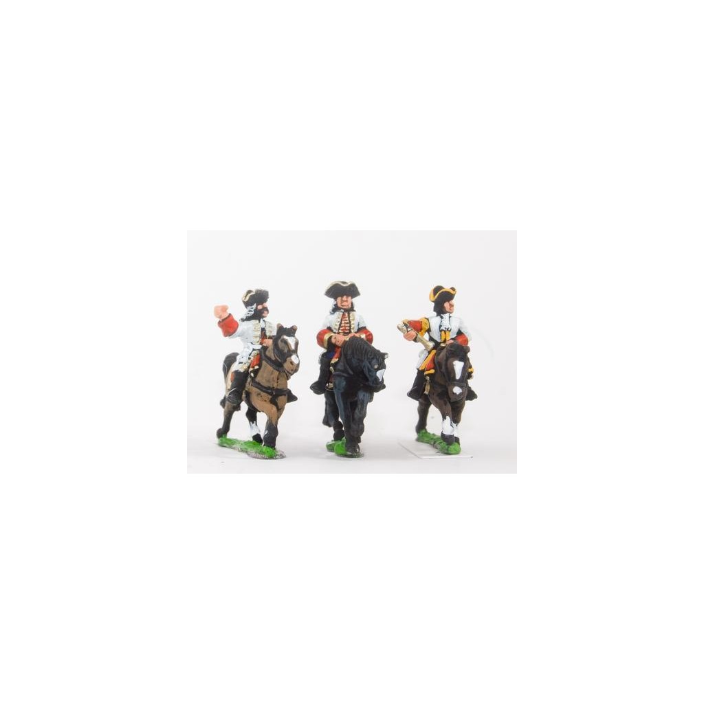 European Armies: Command: Line or Guard Cavalry Officer, Standard Bearer & Trumpeter