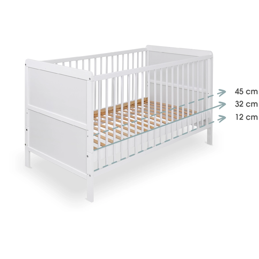 kindsgard Kinderbett godnat 70 x 140 cm weiß