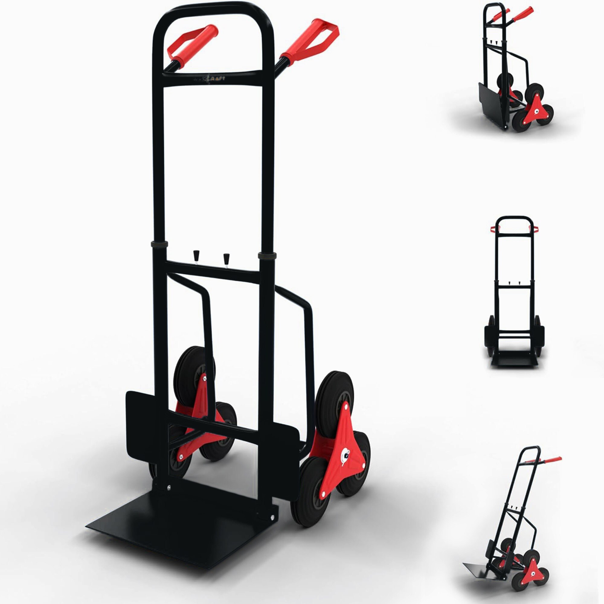 MAXCRAFT Treppenkarre bis 150 kg in Schwarz