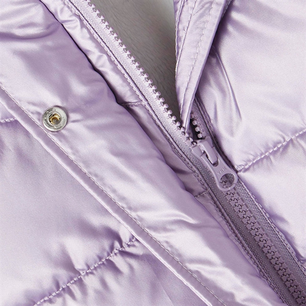 Lavender Gray Maggy Puffer Jakke - Name It