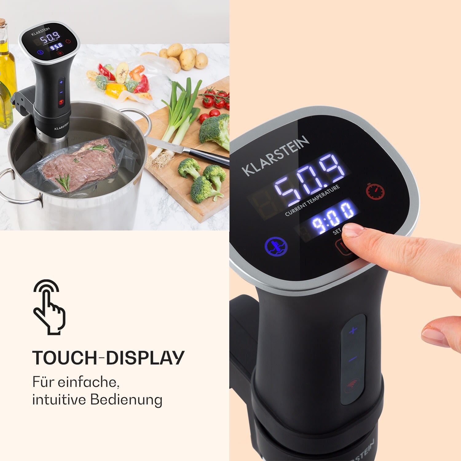 Quickstick Smart Sous Vide Pumpe 3D Circulation 20-95 °C