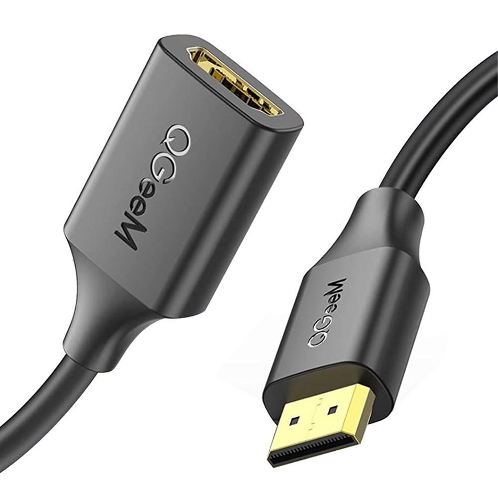 (25cm) Mini HDMI auf HDMI 4K Kabel mit vergoldeten Kontakten - Schwarz