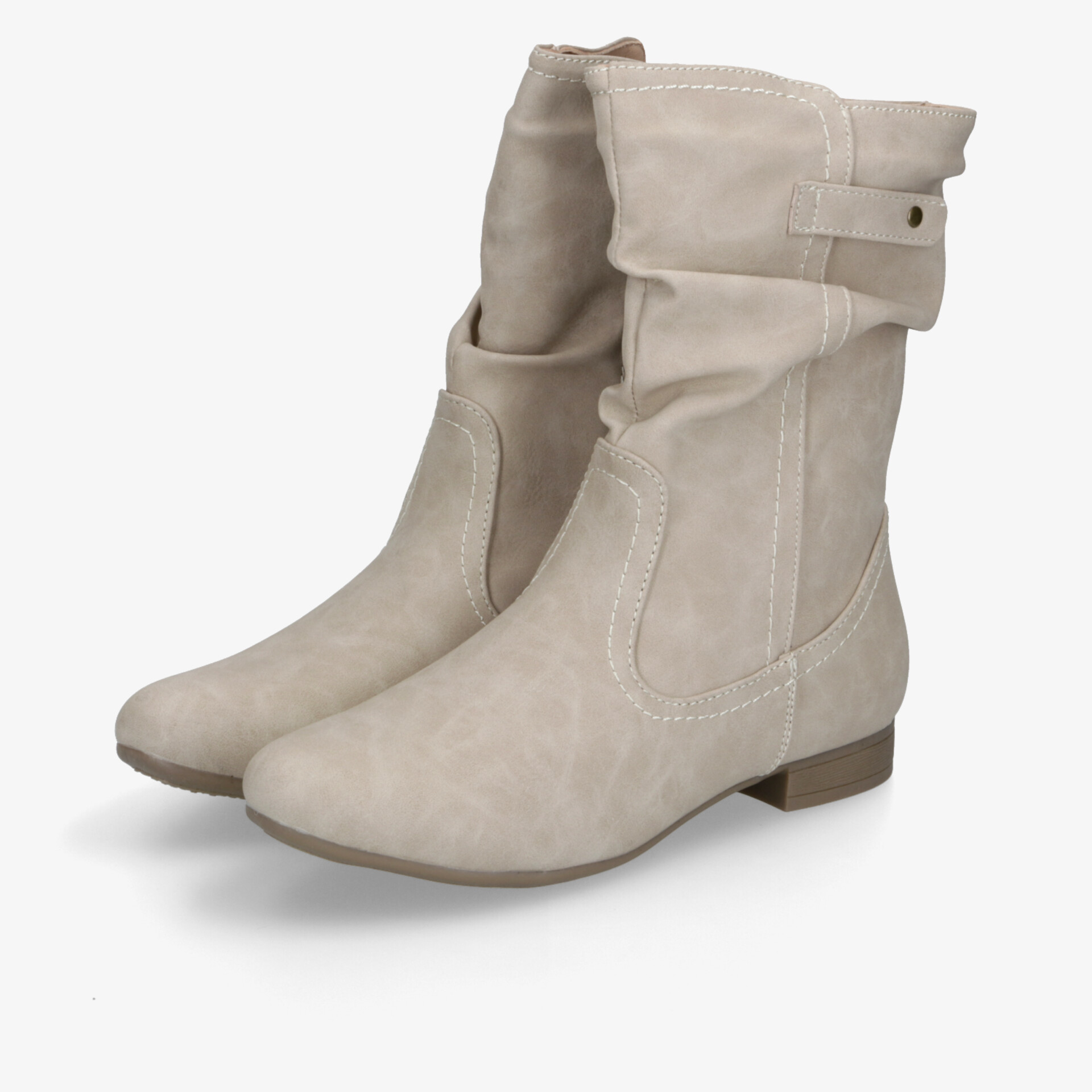 street shoes Damen klassische Stiefel beige