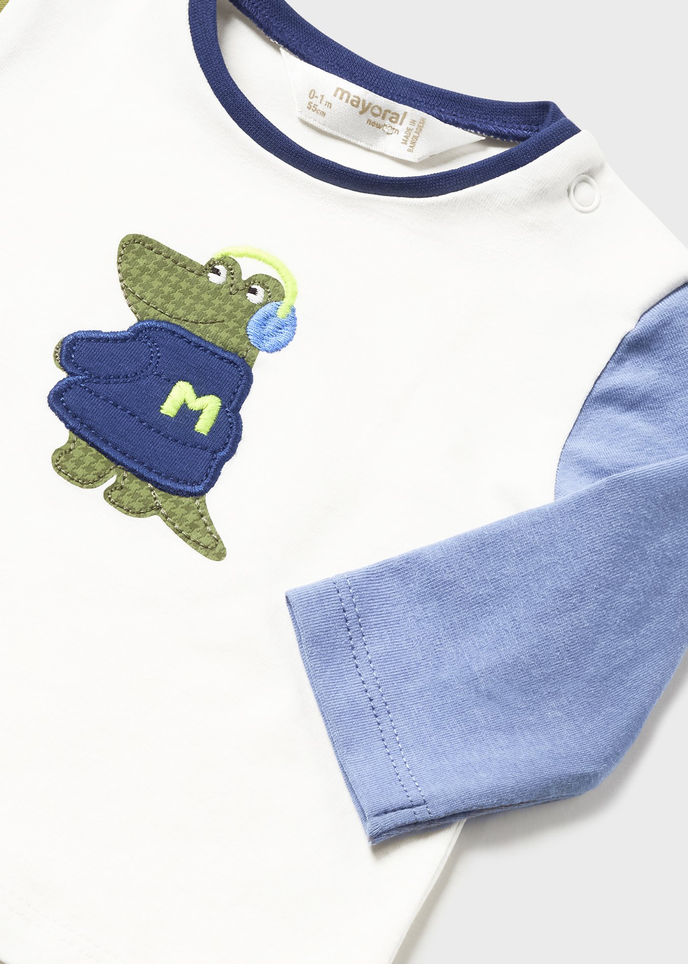 Conjunto de 2 camisetas Better Cotton para recém-nascidos