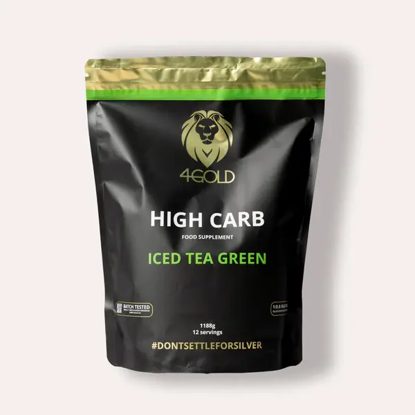 4GOLD High Carb Sportdrank Groene Thee 1188 gram