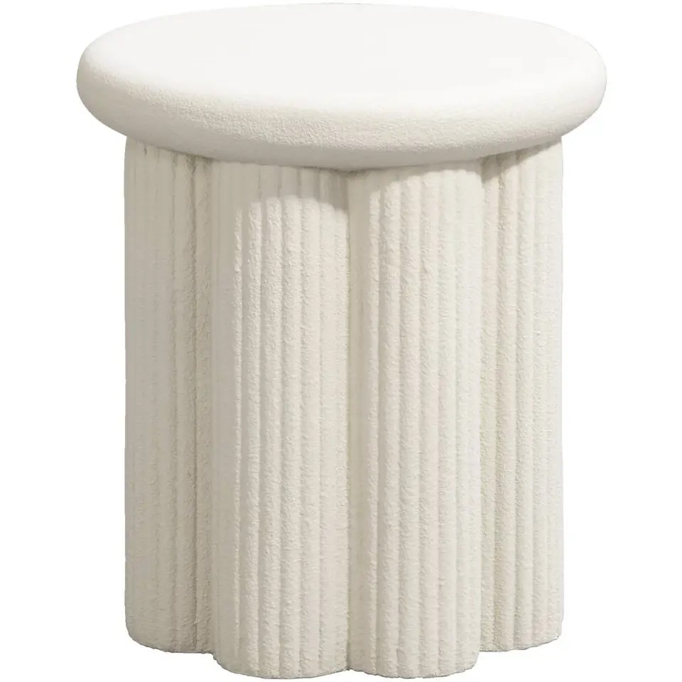 Tuinbijzettafel Parga - zand - 45xØ40 cm