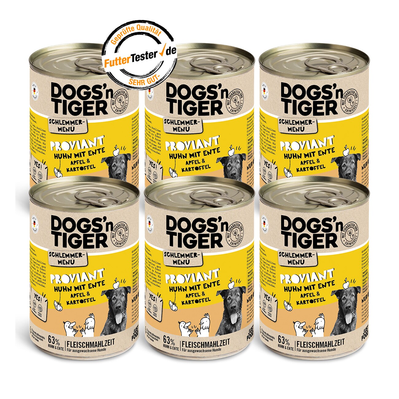 Dogs'n Tiger Proviant 6x400 g