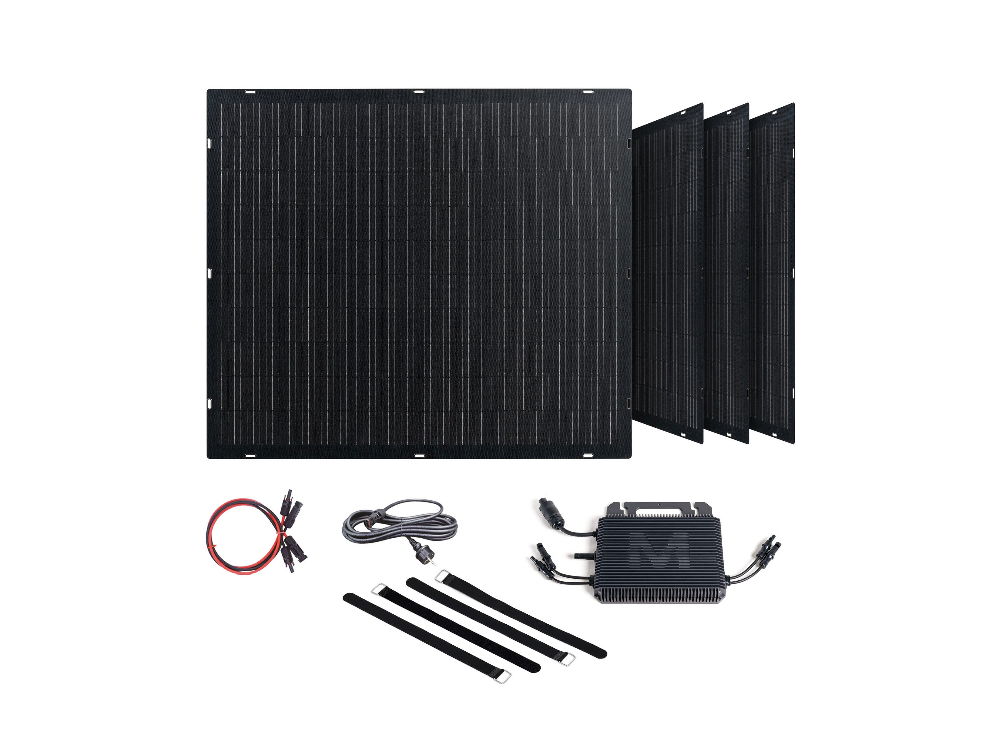 PAINEIS SOLARES FLEXIVEIS PARA VARANDA ENGEL PS0400F (PACK DE 4 PAINEIS 800W)