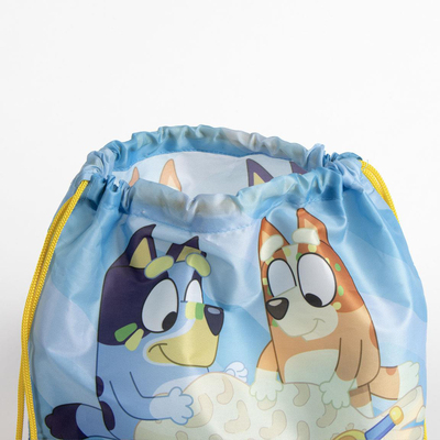 Bluey Håndkle Treningsbag & Kaps Sett, Lyseblå