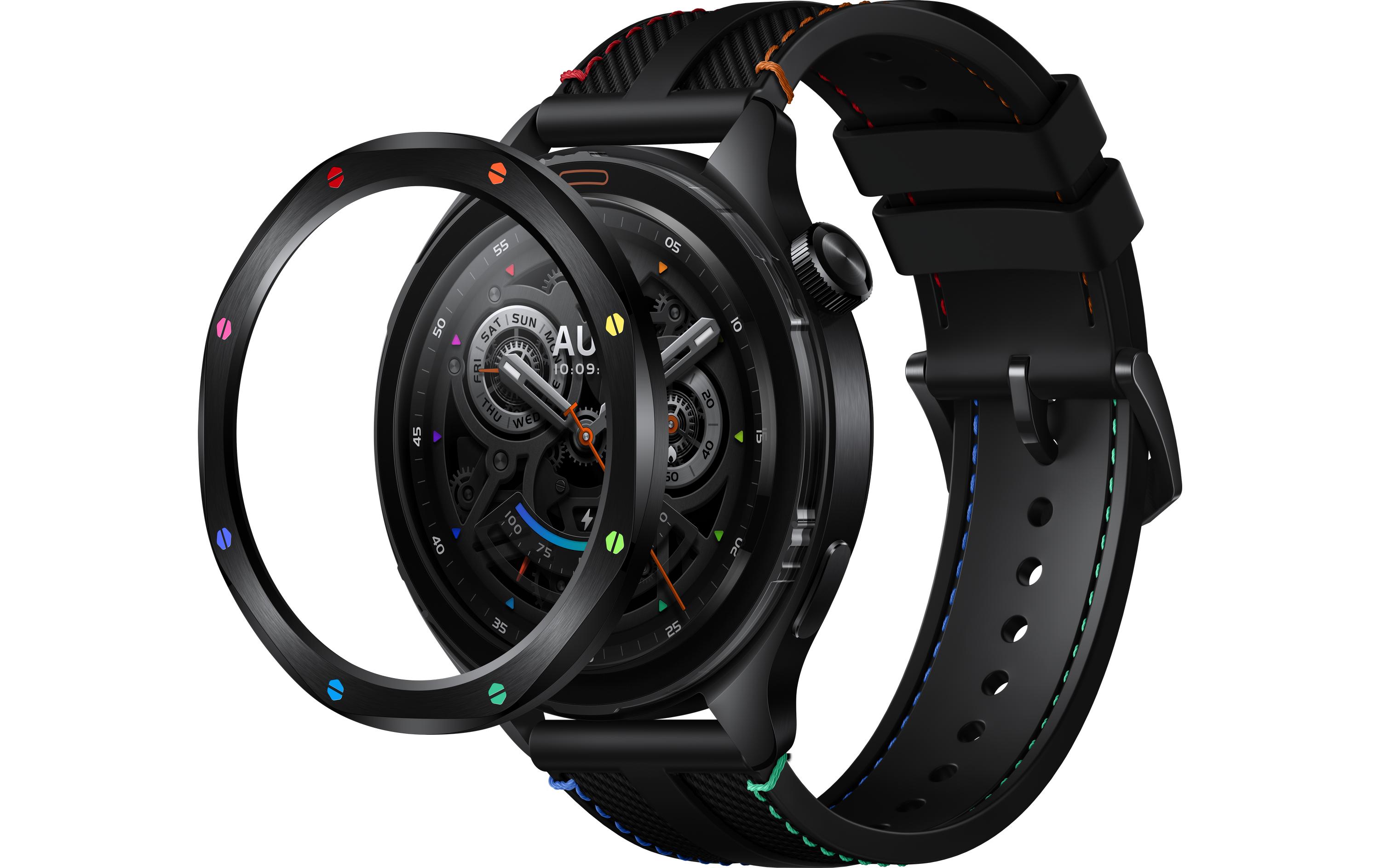 Smartwatch S4 Rainbow<br>Smartwatch mit drehbarer Krone und AMOLED-Display