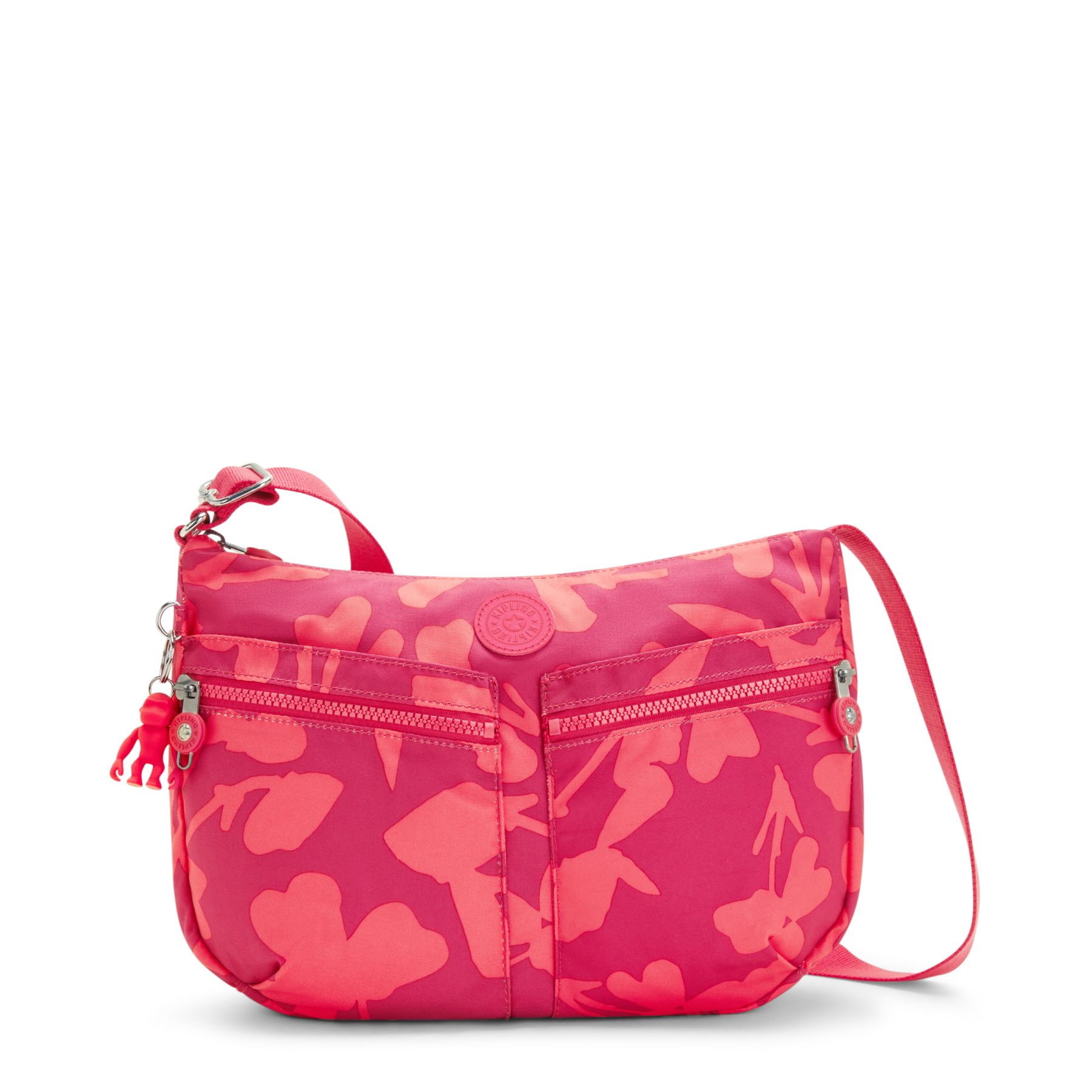 IZELLAH Sac Épaule à Bandoulière Taille Moyenne  - Coral Print