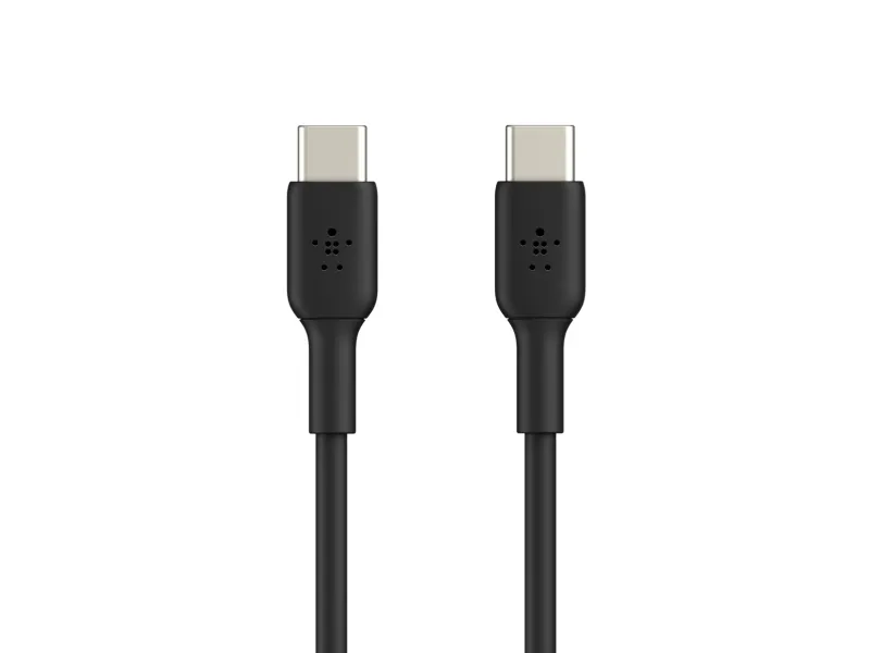 Belkin BoostCharge - USB-kabel - 24 pin USB-C (han) til 24 pin USB-C (han) - 2 m - sort