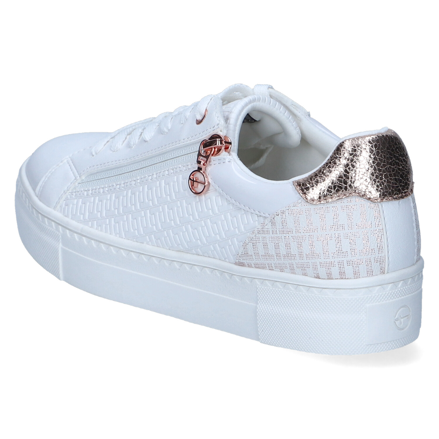Tamaris Low Sneakerj - wht/rose gold
