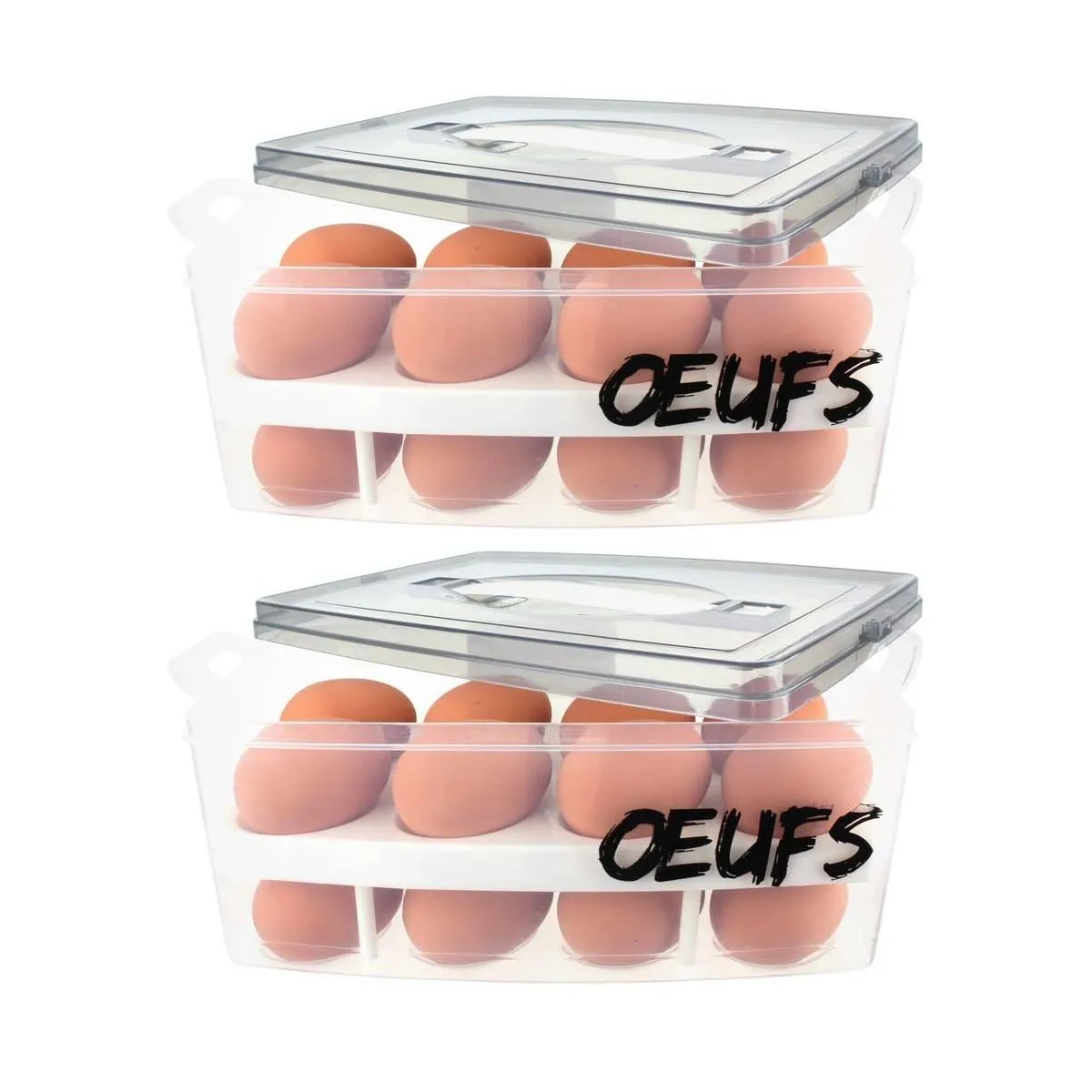 Easy Make Boite à Œufs Plastique (Lot de 2)