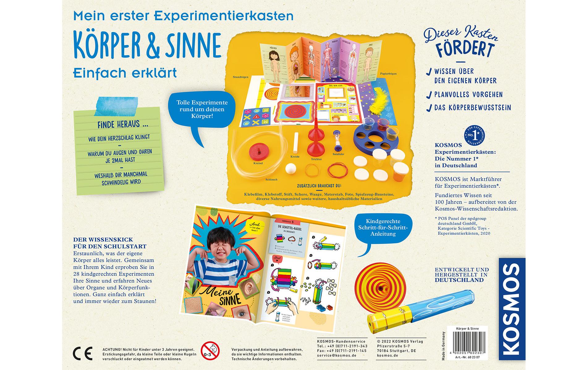 Mein erster Experimentierkasten – Körper & SinneForschen mit vollem Körpereinsatz