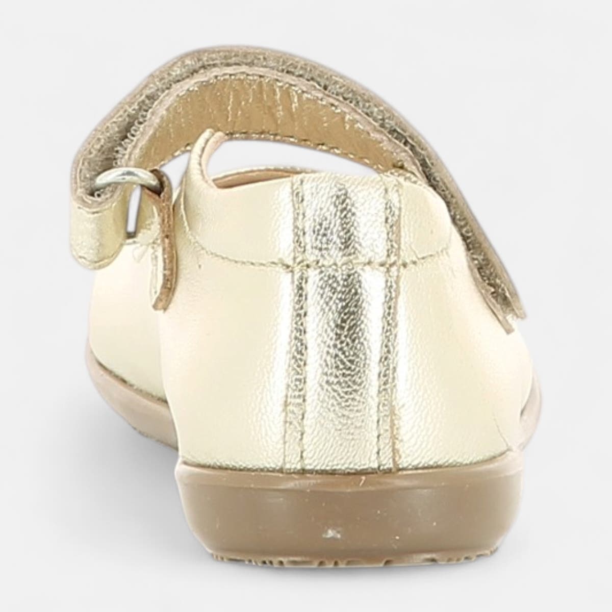 Babies Fille en cuir or